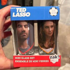 COPY - Ted Lasso Zak mini shot glass set Roy Kent coach Beard Keeley 4 glasses …
